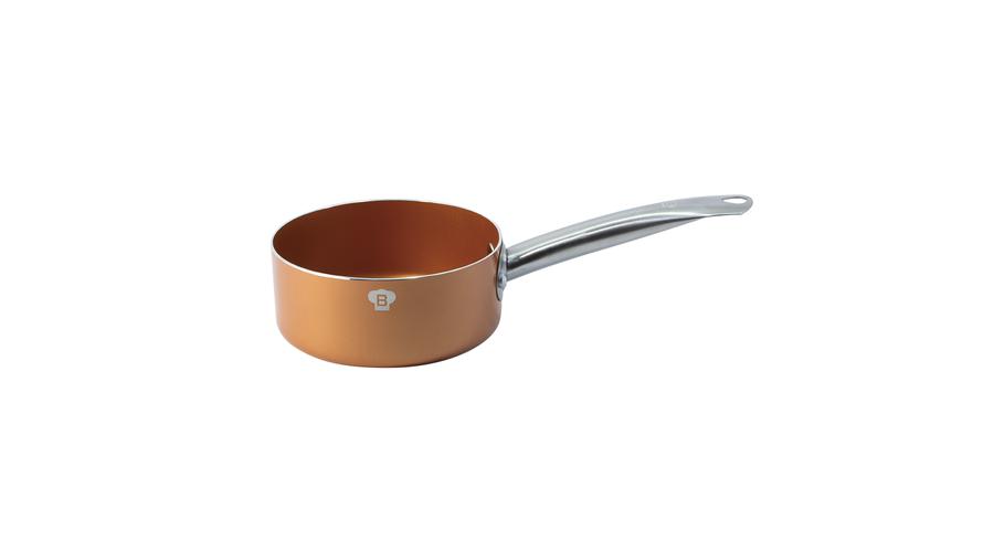 Szószos/tejforraló edény tapadásmentes réz bevonattal, 16 cm, réz Szószos/tejforraló edény tapadásmentes réz bevonattal, 16 cm, réz