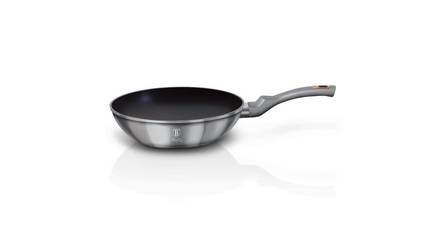Berlinger Haus Moonlight Collection wok titán bevonattal, 28 cm, szürke/rosegold Berlinger Haus Moonlight Collection wok titán bevonattal, 28 cm, szürke/rosegold