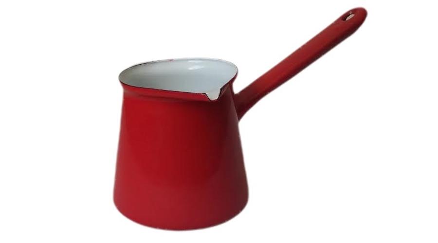 Zománcozott retro kávékiöntő, 0,7 liter, piros Zománcozott retro kávékiöntő, 0,7 liter, piros